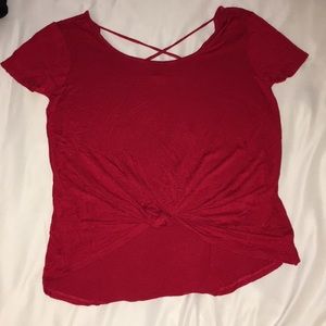 Red Cross back T-shirt